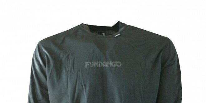Pánské tmavě šedé funkční tričko Fundango