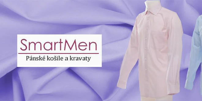 Pánská košile SmartMen ve stylu Business a Casual
