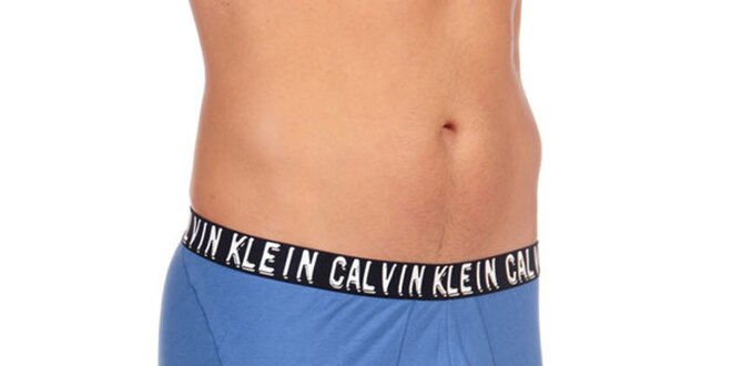 Pánské modré přiléhavé boxerky Calvin Klein Underwear
