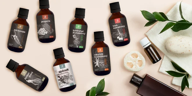 České bylinné kapky Allnature: 11 druhů