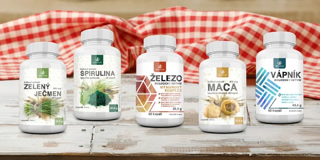 České doplňky stravy Allnature: 5 druhů