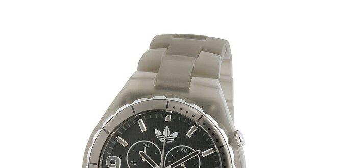 Pánské tmavě šedé transparentní hodinky Adidas
