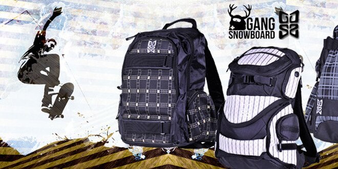 Nahoďte na záda stylový batoh Gang Snowboard