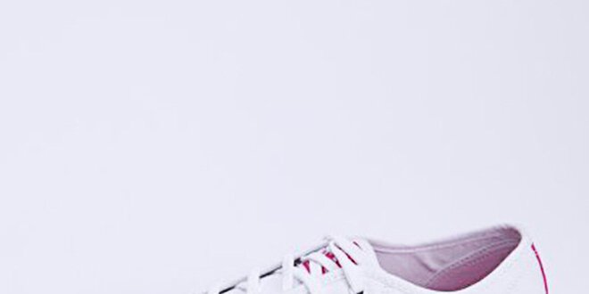 Dámské bílo-růžové tenisky Lacoste