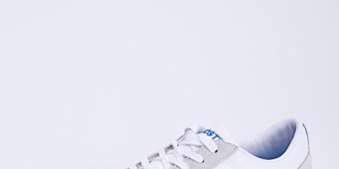 Pánské bílé tenisky s modrými detaily Lacoste