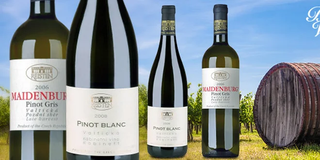 Sada 6 přívlastkových vín z vinařství Reisten