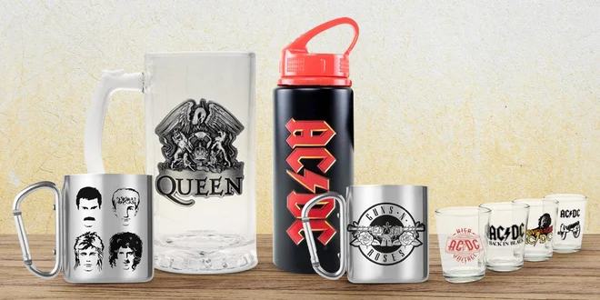 Licenční dárky AC/DC, Guns N´ Roses a Pink Floyd