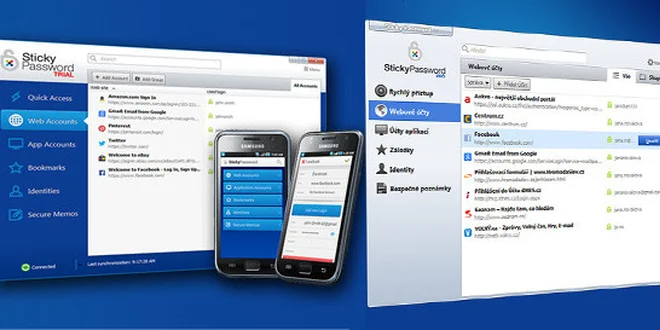 Sticky Password - OCHRÁNCE nejen vašich PLATEBNÍCH KARET na internetu
