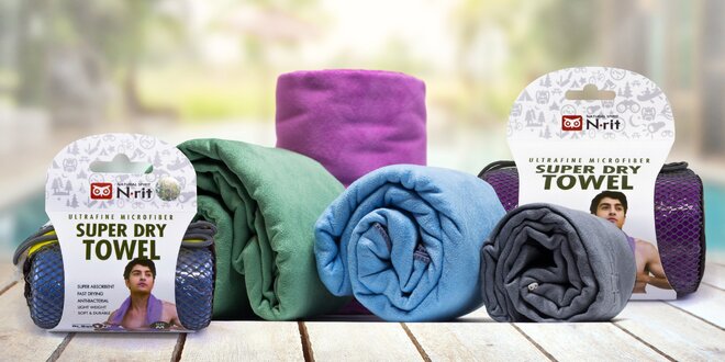 Rychleschnoucí ručníky: 4 barvy i velikosti