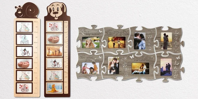 Vystavte si fotky: rámeček s metrem i puzzle