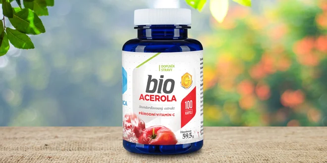 Bio výtažek z aceroly s vysokým obsahem vitamínu C