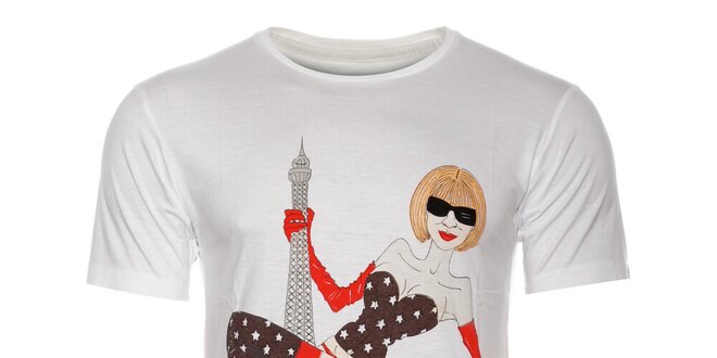 Pánské bílé tričko Eleven Paris "Anna"