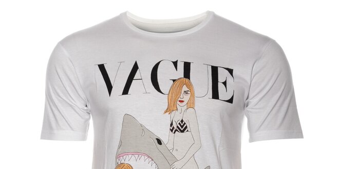 Pánské bílé tričko Eleven Paris "Vague"