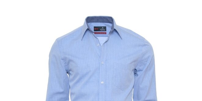 Pánská světle modrá košile z limitované kolekce Pontto