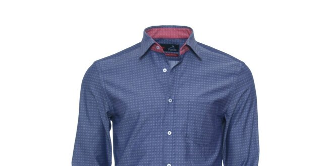 Pánská tmavě modrá košile z limitované kolekce Pontto
