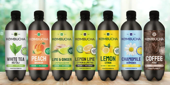 Fermentované nápoje Kombucha: čaj i káva