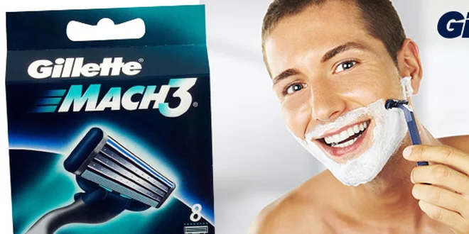 Náhradní hlavice pro holicí strojky Gillette Mach 3