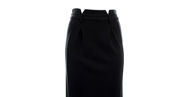 Dámská dlouhá černá sukně s ozdobným pasem Next
