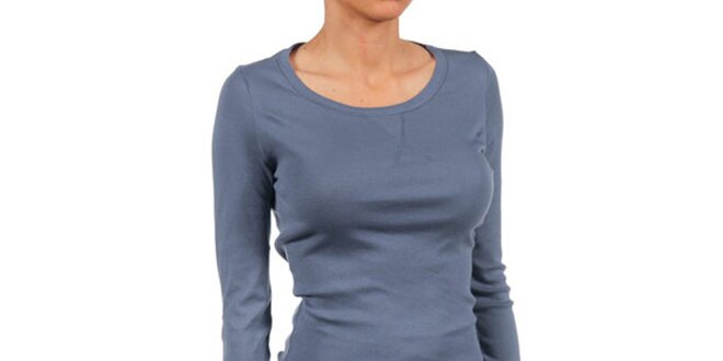 Dámské modro-šedé basic tričko Womens Secret