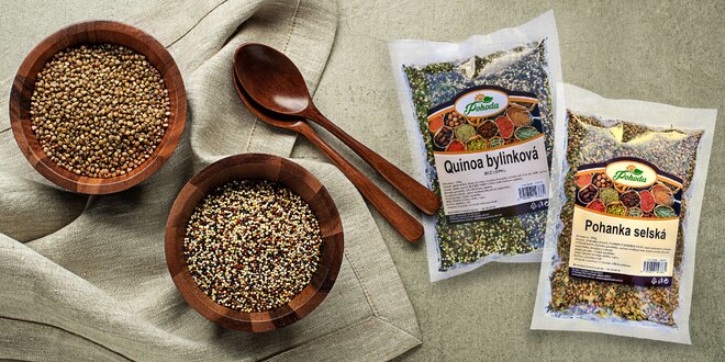 Rychle a zdravě: ochucená quinoa, kroupy a pohanka