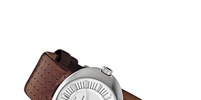 Dámské analogové hodinky s hnědým náramkem Replay