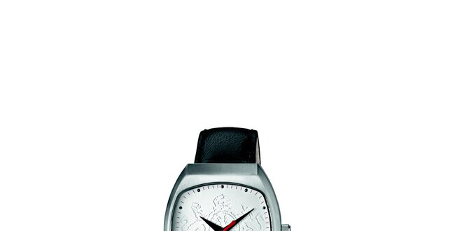 Dámské stříbrno-černé analogové hodinky Replay