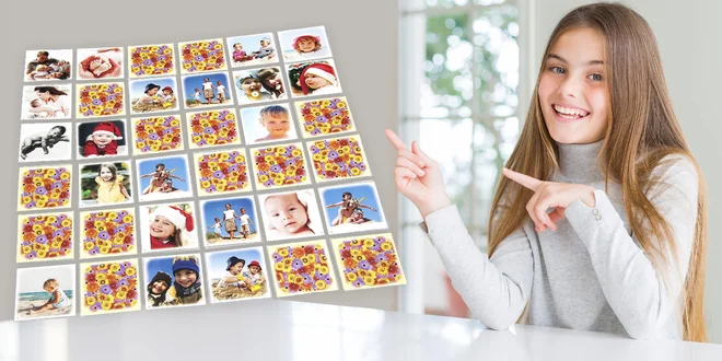 Pexeso z vlastních fotografií: 36 nebo 64 kartiček