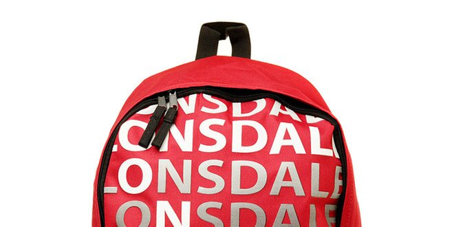 Pánský červený batoh Lonsdale