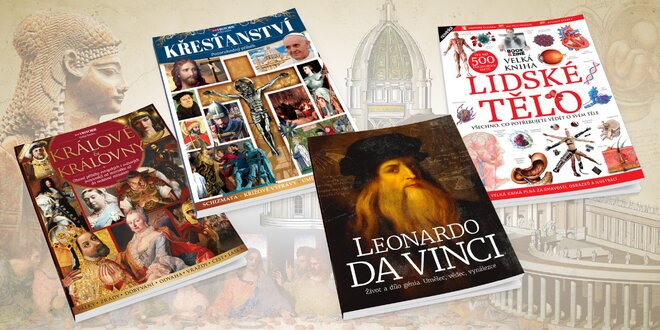 Velké knihy poznání: králové, da Vinci i naše tělo