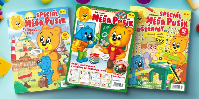 Půlroční předplatné dětského časopisu Méďa Pusík