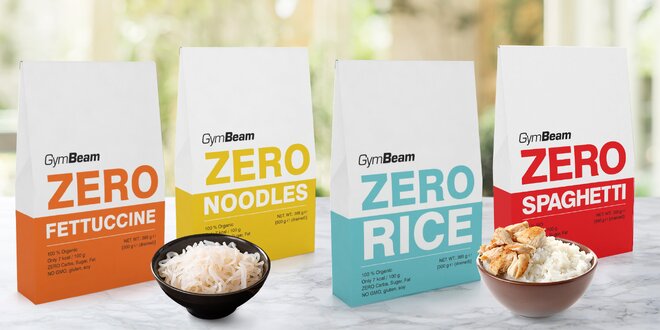 BIO nízkokalorická rýže i těstoviny či nudle