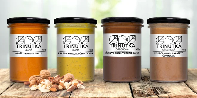 Krémy Trinutka: oříšky, kakao, mandle i papričky