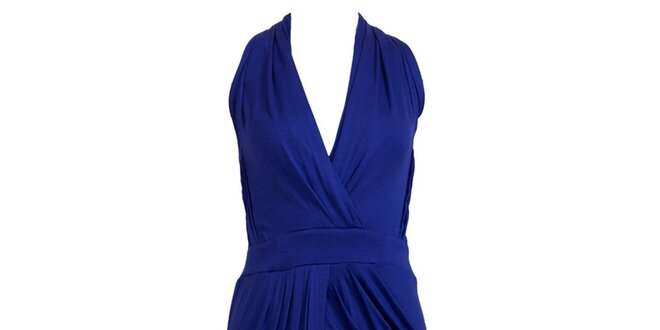 Dámské kobaltově modré glamorous šaty CeMe London