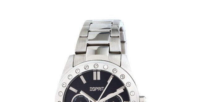 Dámské ocelové hodinky Esprit s kamínky