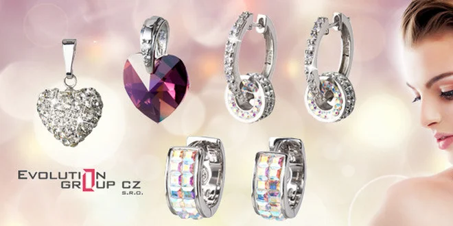 Šperky Swarovski Elements vč. dopravy