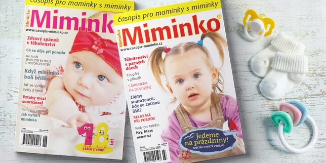 Roční předplatné časopisu Miminko včetně dárku