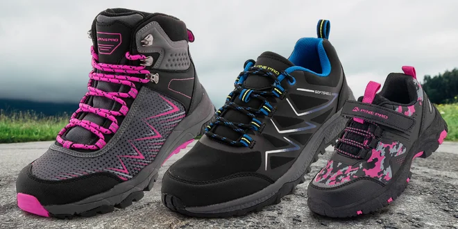 Dětská, dámská i pánská outdoorová obuv Alpine Pro