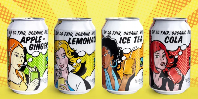 Bio fair trade limonády ve 4 osvěžujících příchutích