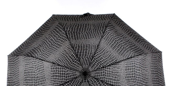 Dámský šedo-černý vystřelovací deštník Ferré Milano