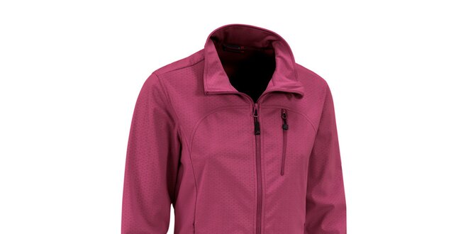 Dámská tmavě růžová třívrstvá softshellová bunda Maier