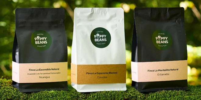 250 g pražené kávy typ espresso a filtr