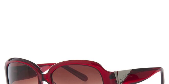 Dámské sytě červené sluneční brýle Calvin Klein