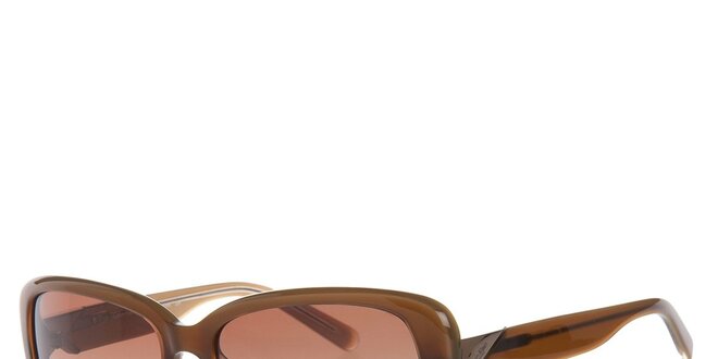 Dámské světle hnědé sluneční brýle Calvin Klein