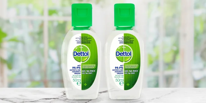 Dettol: antibakteriální gelová dezinfekce na ruce