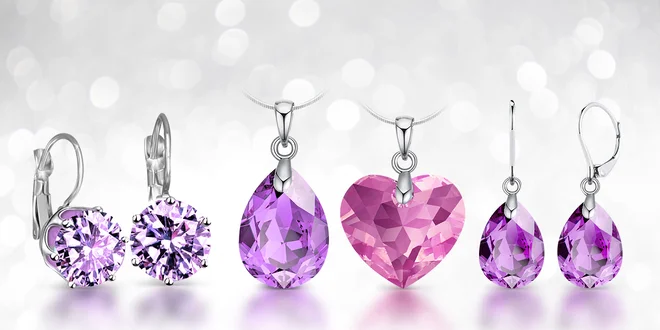 Ocelové šperky s krystaly Swarovski Elements