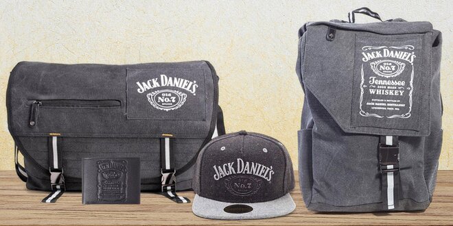 Kšiltovky, peněženka, batoh i taška Jack Daniel's