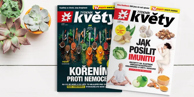 Předplatné týdeníku Květy až na rok i s dárky