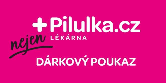 Dárkový poukaz do e‑shopu Pilulka.cz: 500–2000 Kč