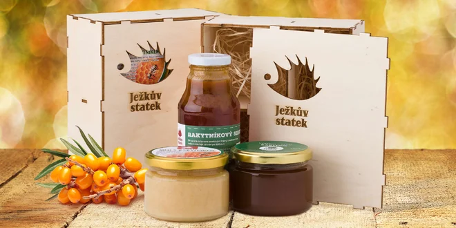 Rakytníkový set proti nachlazení v dárkové krabičce