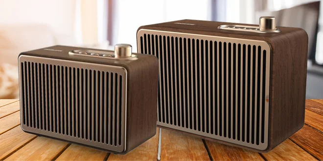 Bezdrátové reproduktory Philips v retro designu